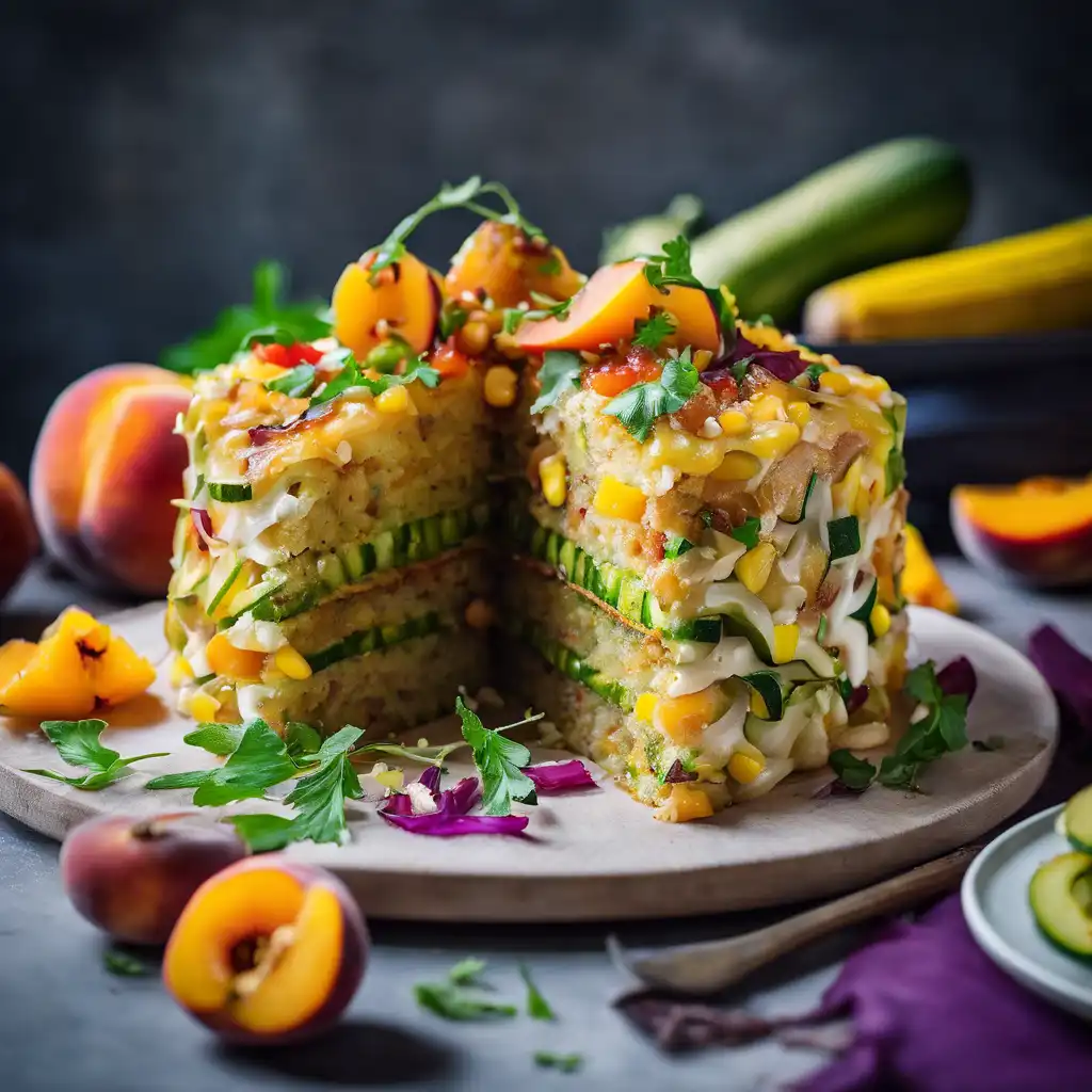 Vegetable Cake with Egg