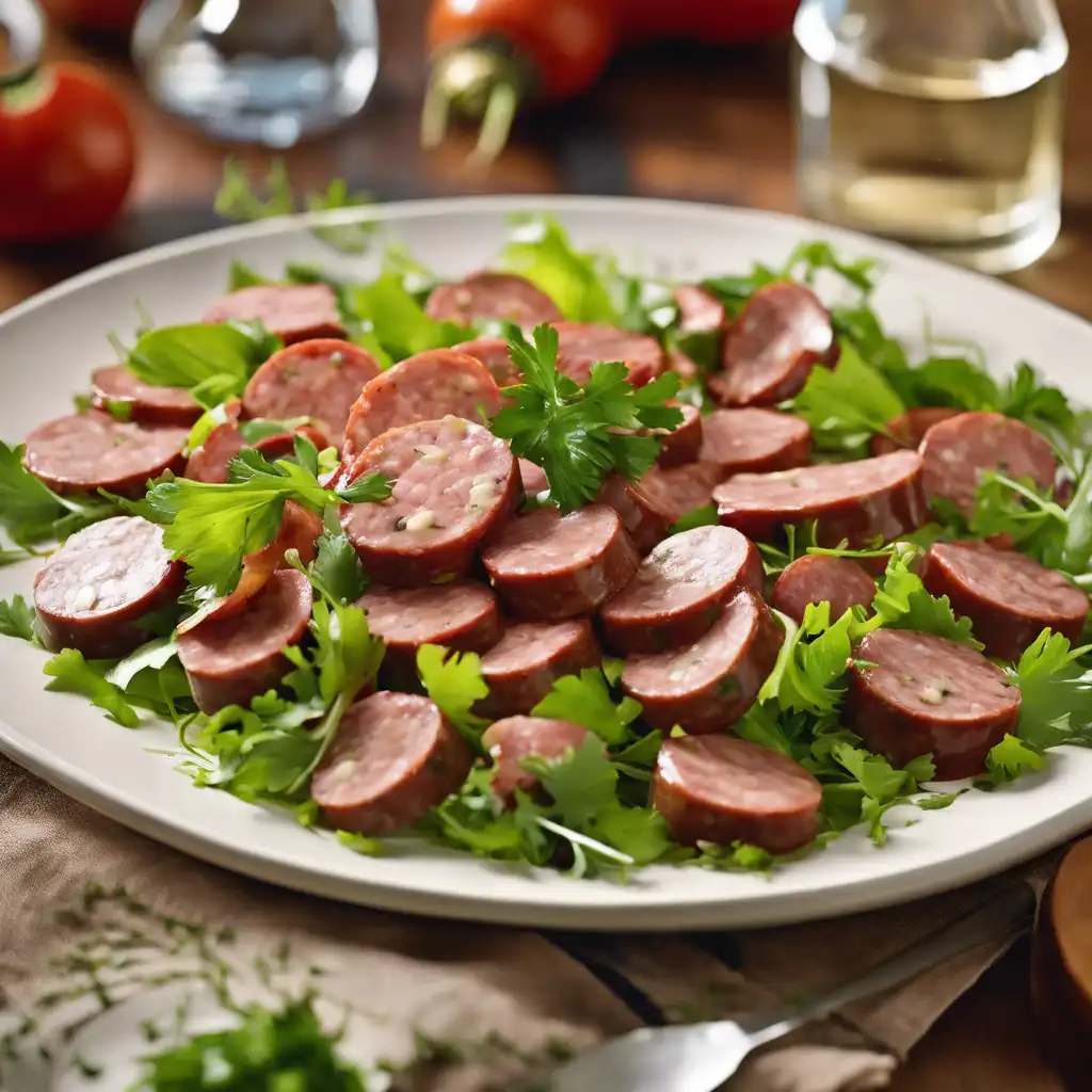 Sausage and Chuchu Salad