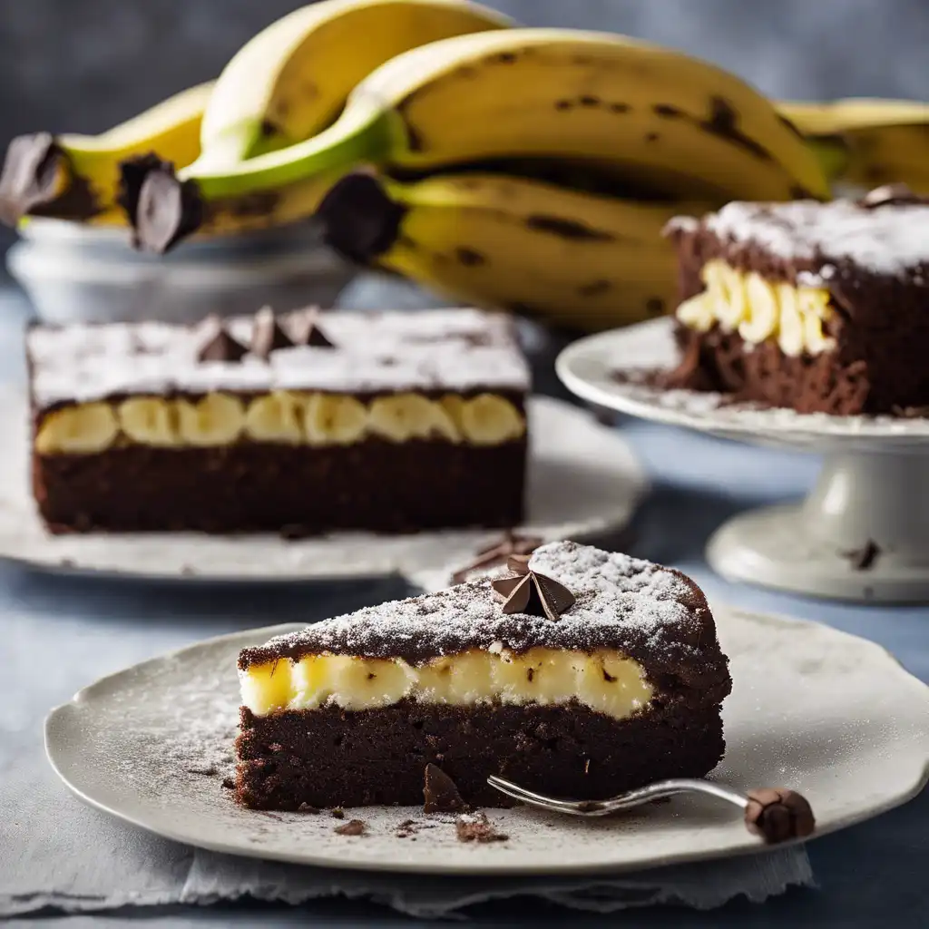 Banana Cake with Chocolate