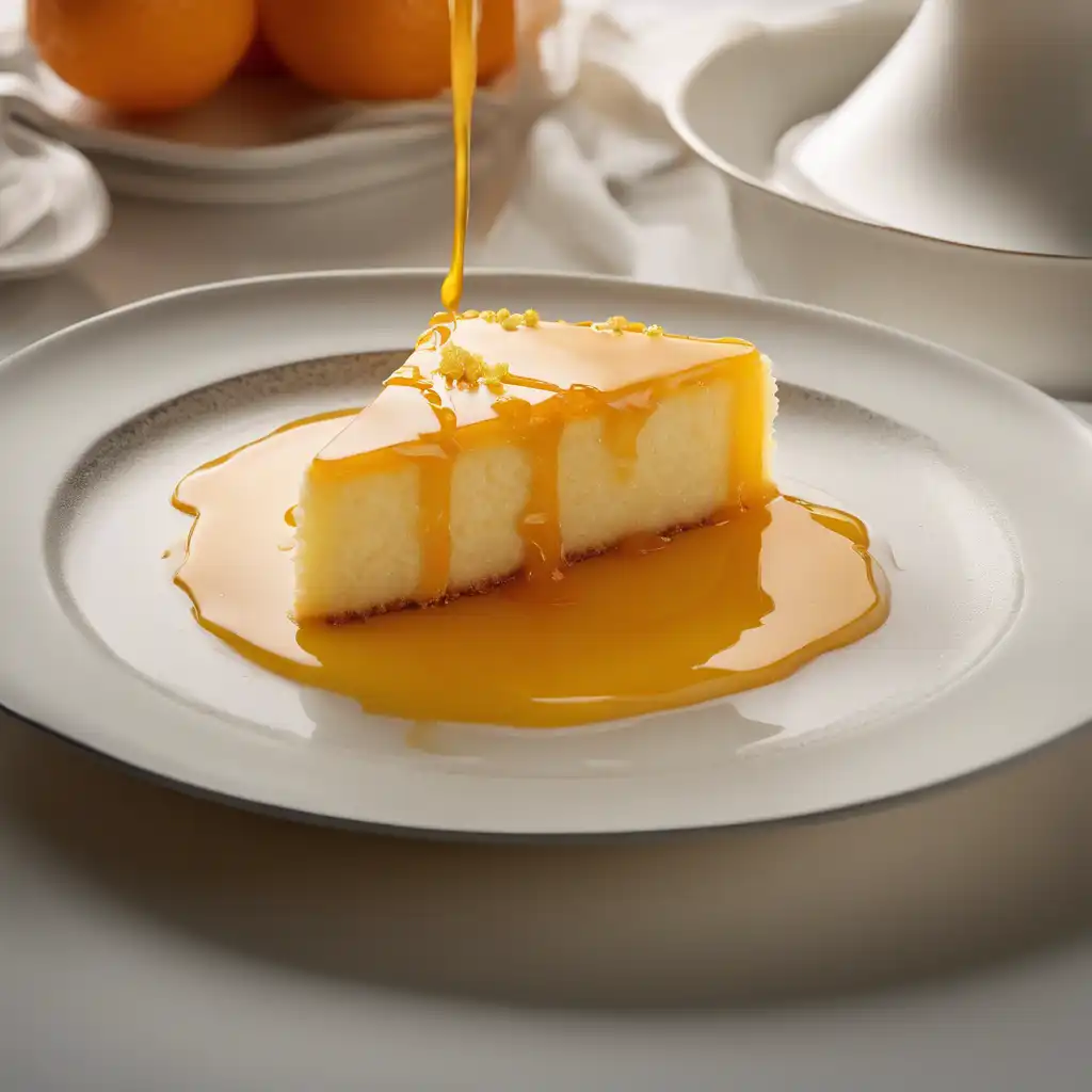 Condensed Milk Cake with Orange Syrup