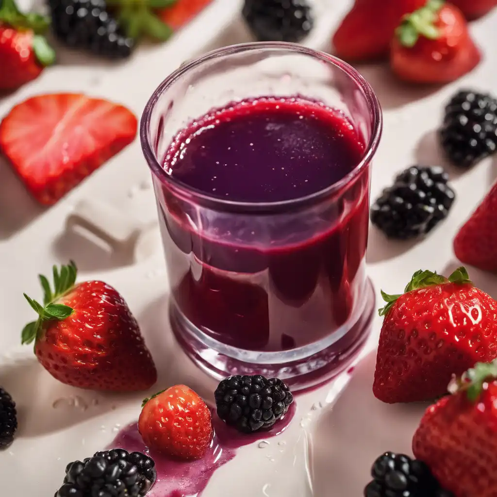 Strawberry and Blackberry Juice