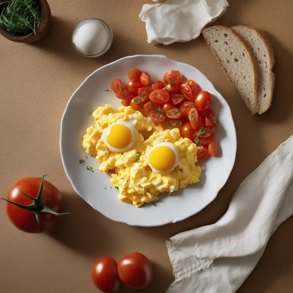 Scrambled Eggs with Tomato