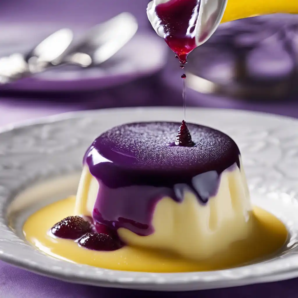 Damasco Syrup with Cold Custard