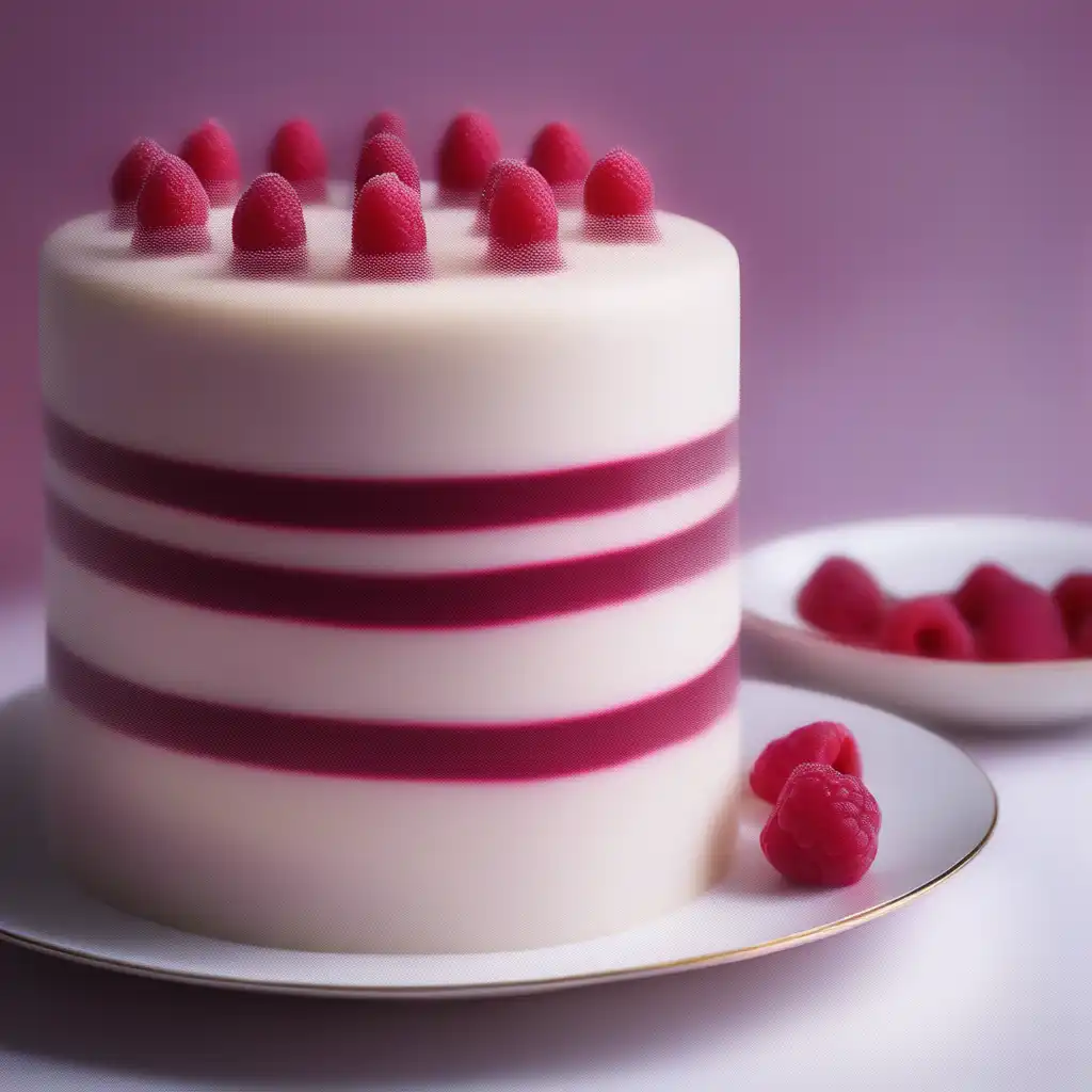 Creamy Raspberry Mousse Cake