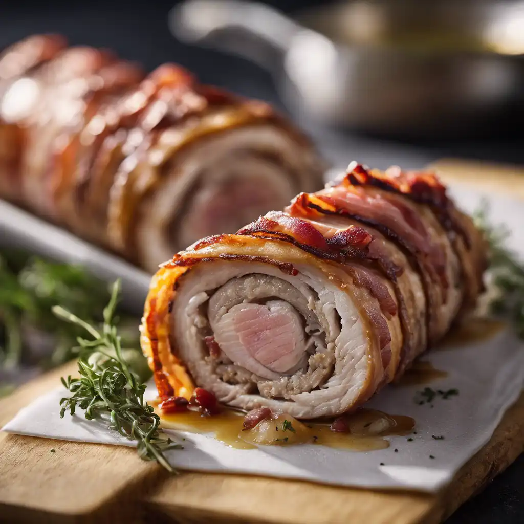 Pork Roulade with Bacon Filling