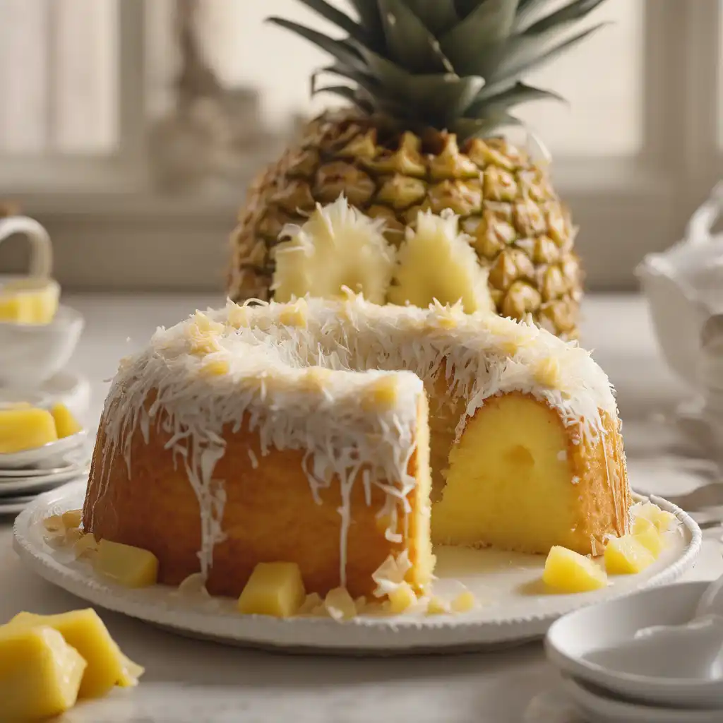 Pineapple Coconut Cake