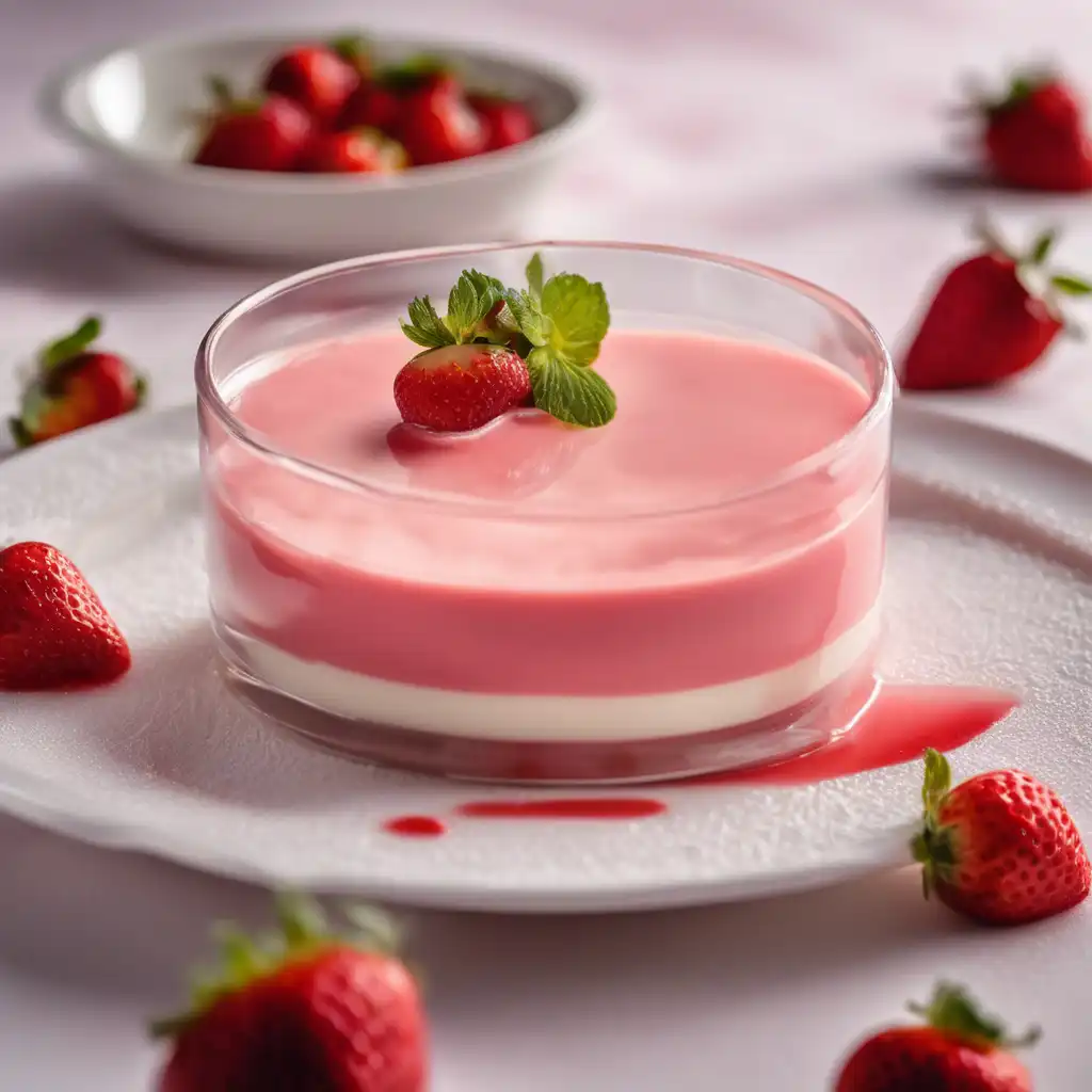 Strawberry Panna Cotta