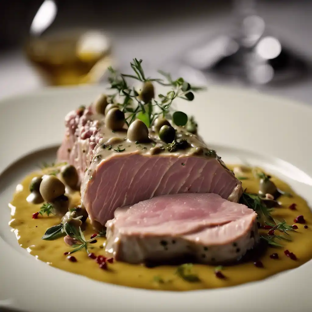 Foto de Assado de vitela ao estilo vitello tonnato