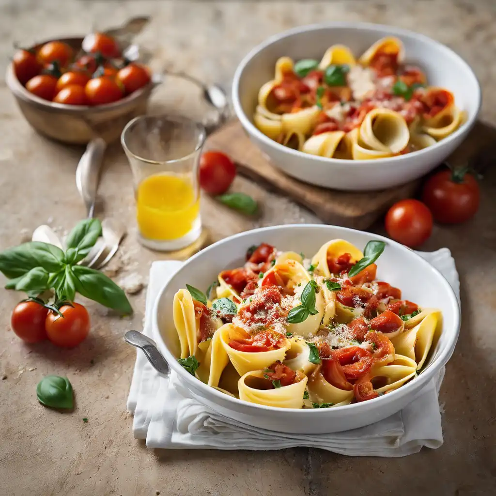 Conchiglioni Salad with Baked Tomato Gratinado