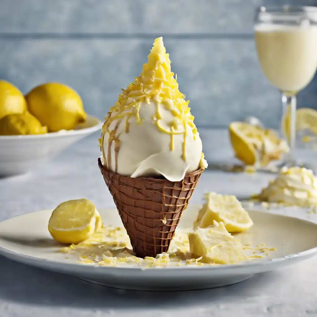 Lemon Truffle Cone