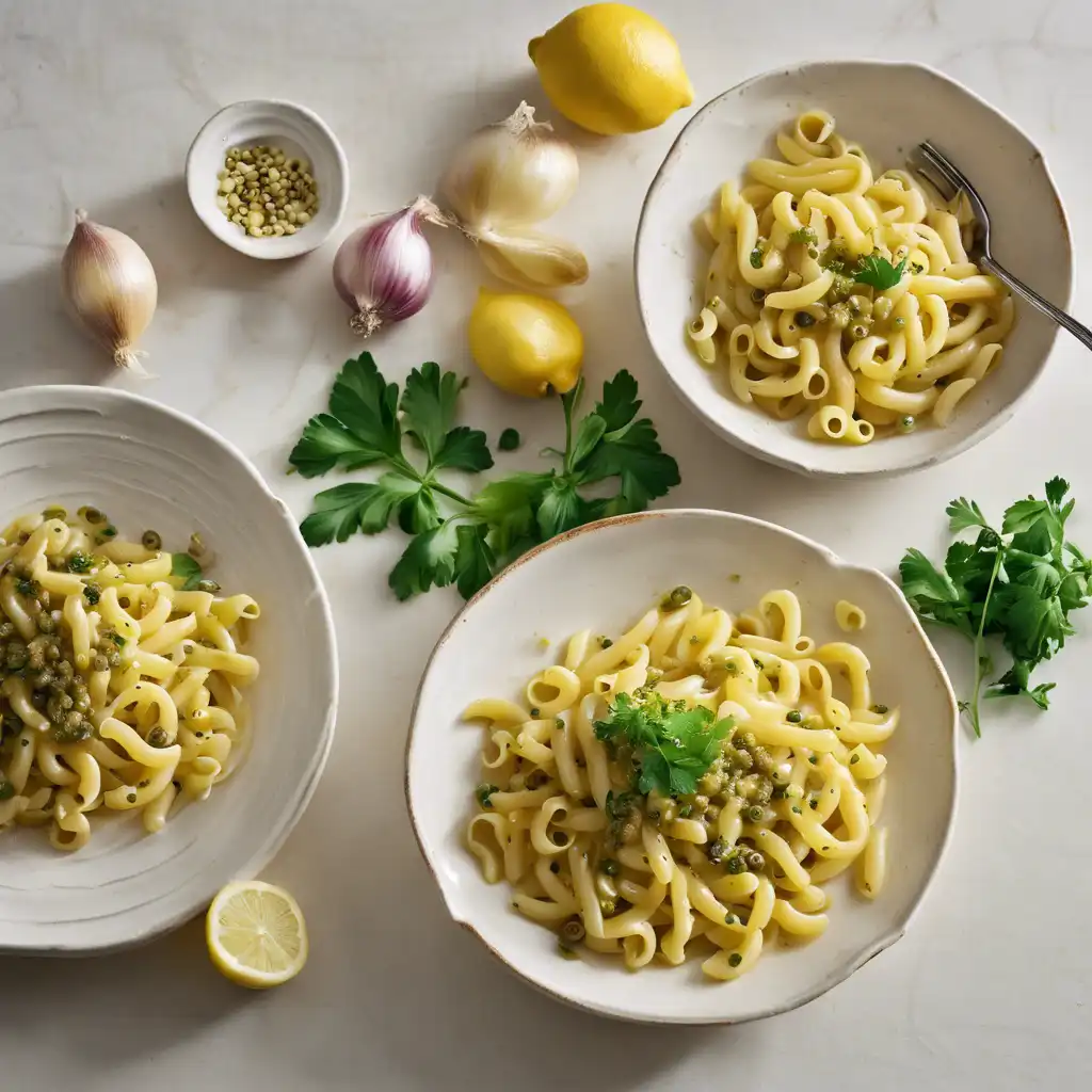 Macaroni with Lemon and Capers