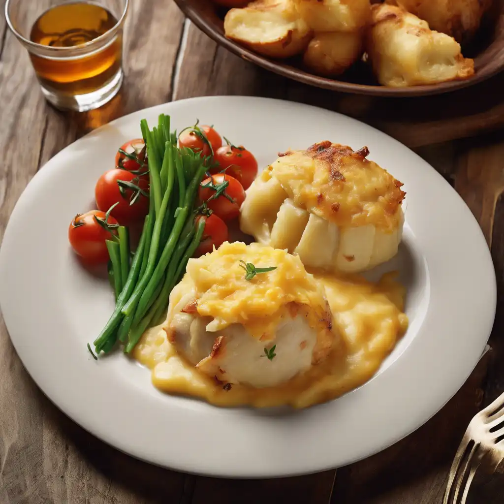 Mashed Potato Stuffed with Chicken