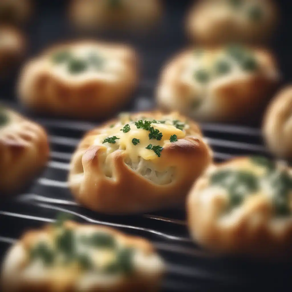 Stuffed Bread Rolls with Cheese