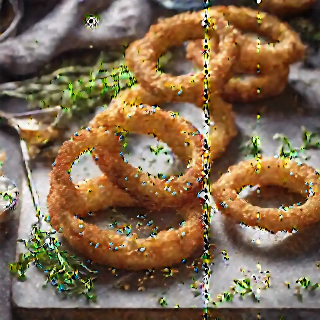 Onion Ring Garnish