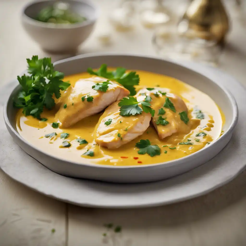 Chicken with Curry and Coconut Milk