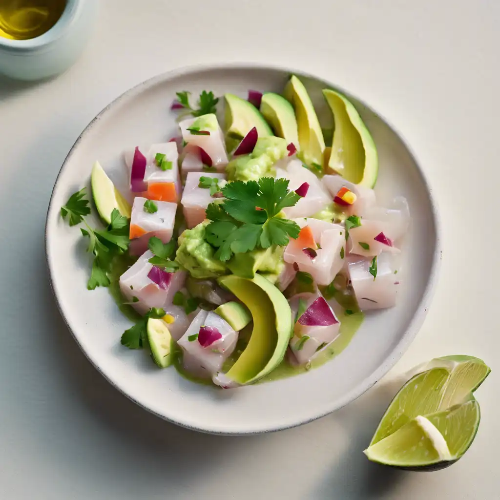 Avocado and White Fish Ceviche