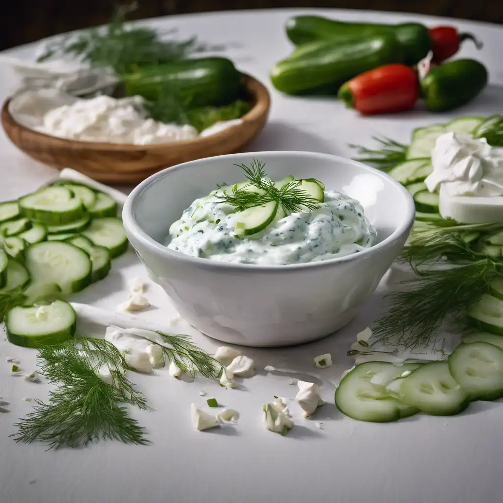 Greek Yogurt Tzatziki with Garlic Recipe