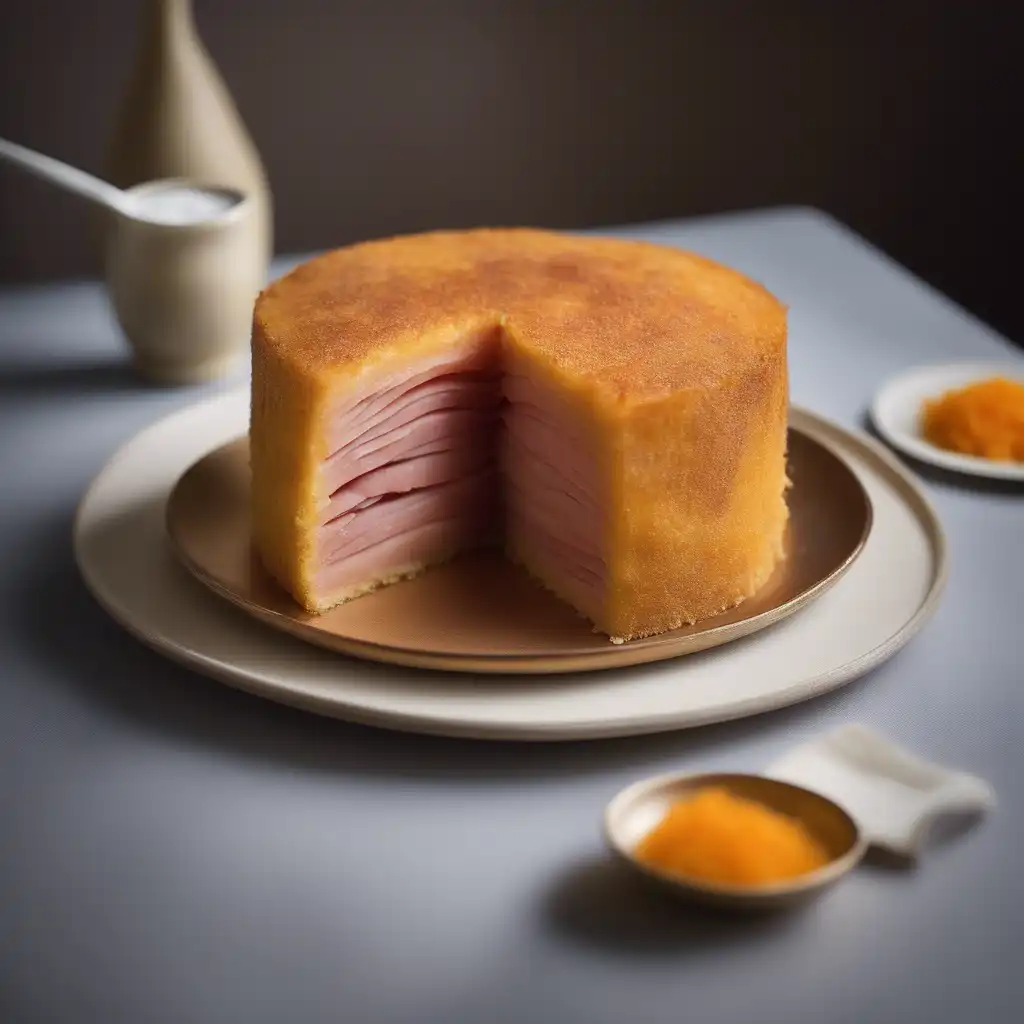 Yam Cake with Ham