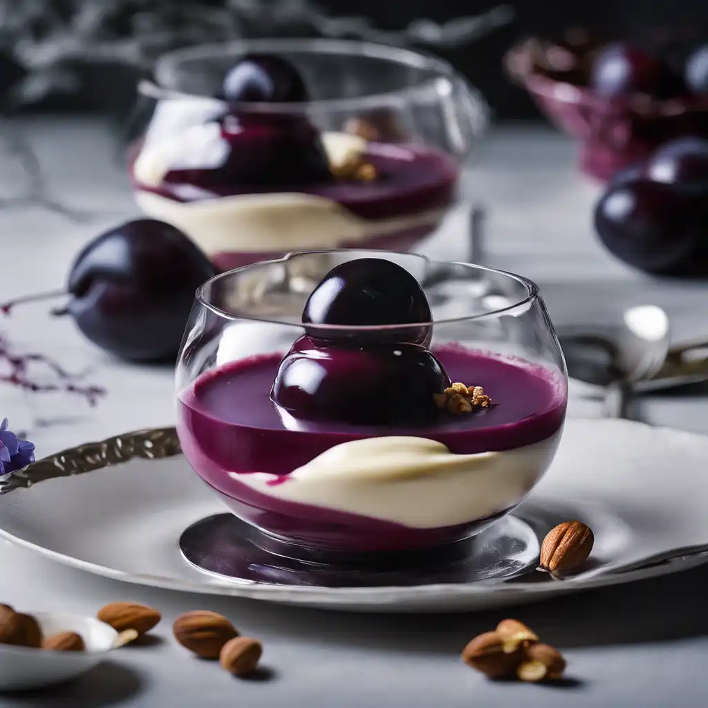 Black Plum Bavarois