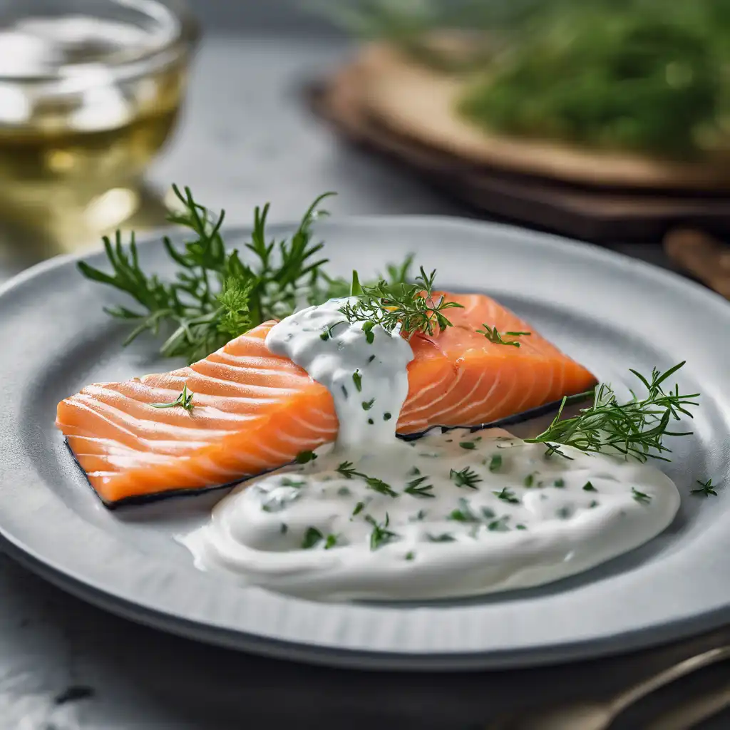 Foto de Smoked Salmon with Yogurt and Herbs