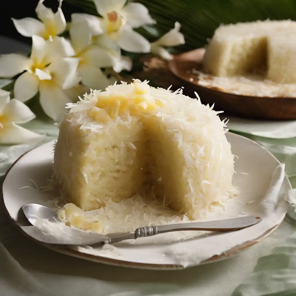 Yucca Cake with Coconut