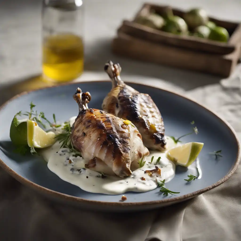 Grilled Quail with Yogurt