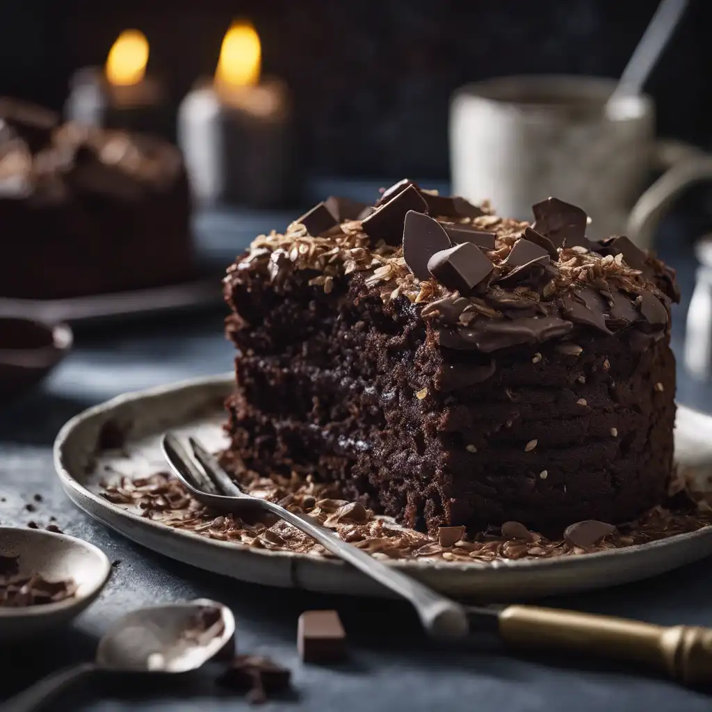 Chocolate and Oatmeal Cake