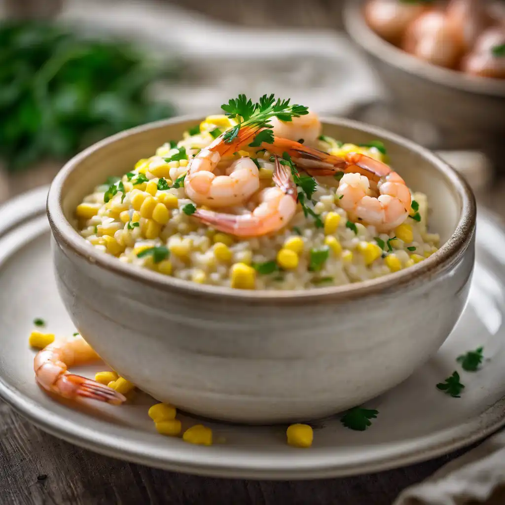 Sweet Corn and Shrimp Risotto