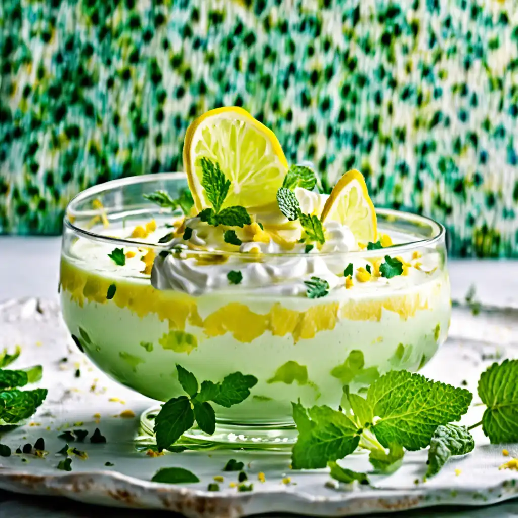 Lime and Lemon Balm Mousse