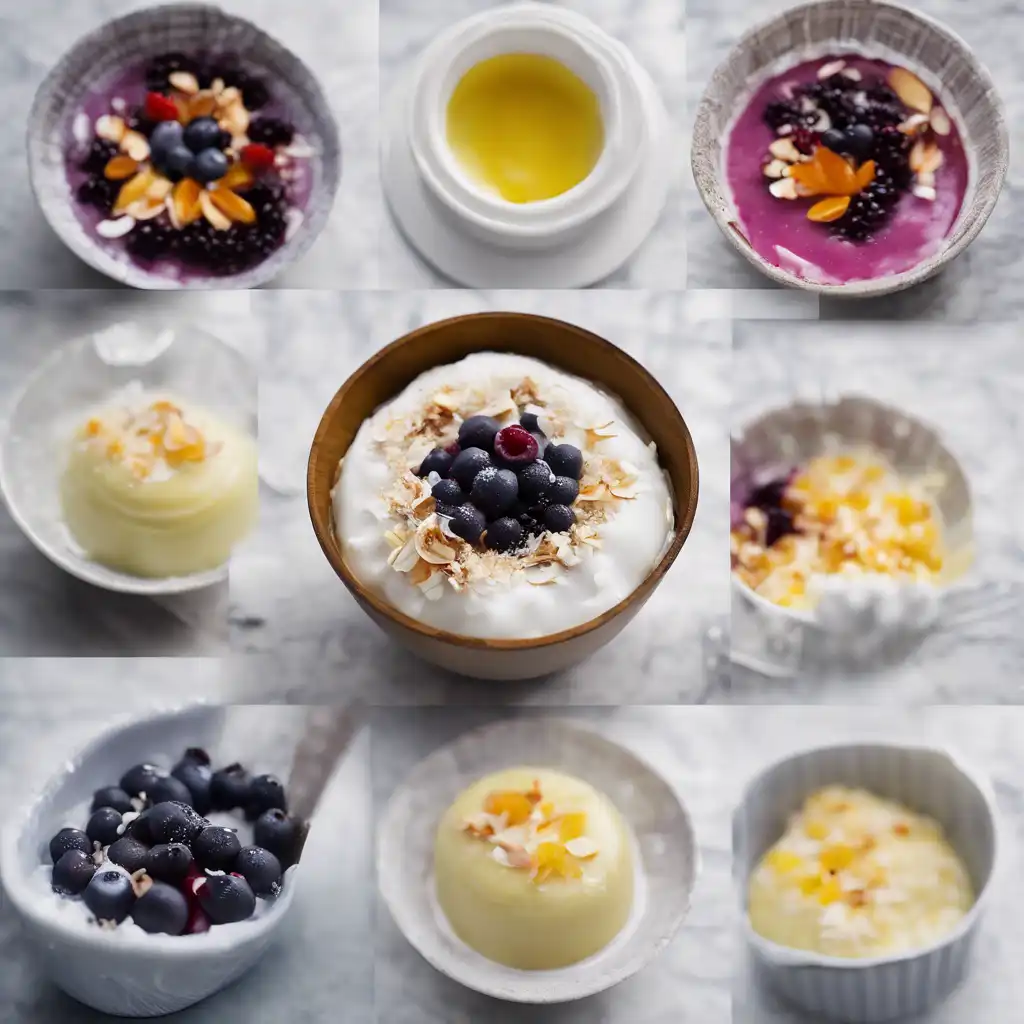 Abacai Pudding with Coconut