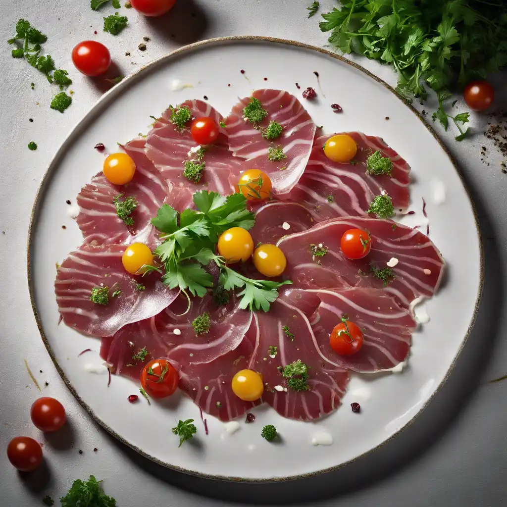 Ostrich Carpaccio