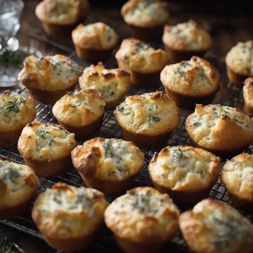 Salted Gorgonzola Muffins