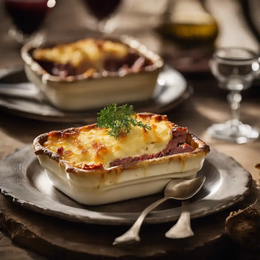 Dried Beef Gratin