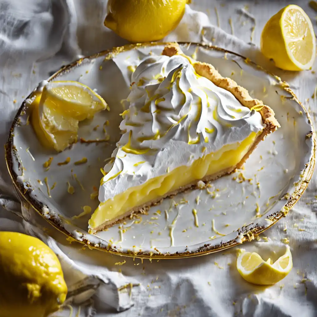 Lemon Cream Pie with Whipped Cream