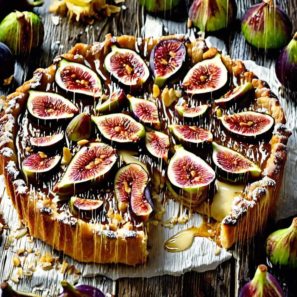 Foto de Torta de figo fresco
