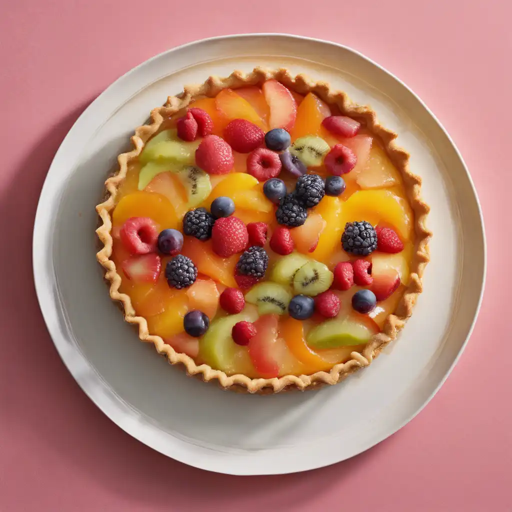 Easy Coconut and Fruit Tart