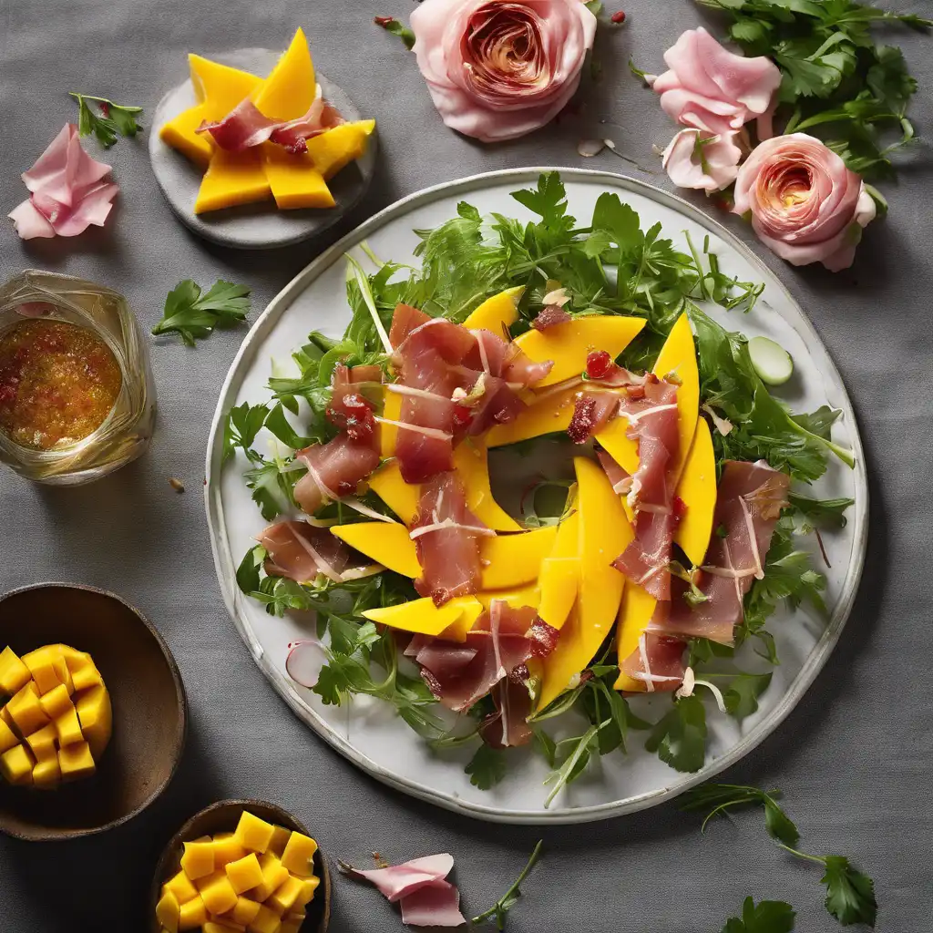 Mango and Prosciutto Salad