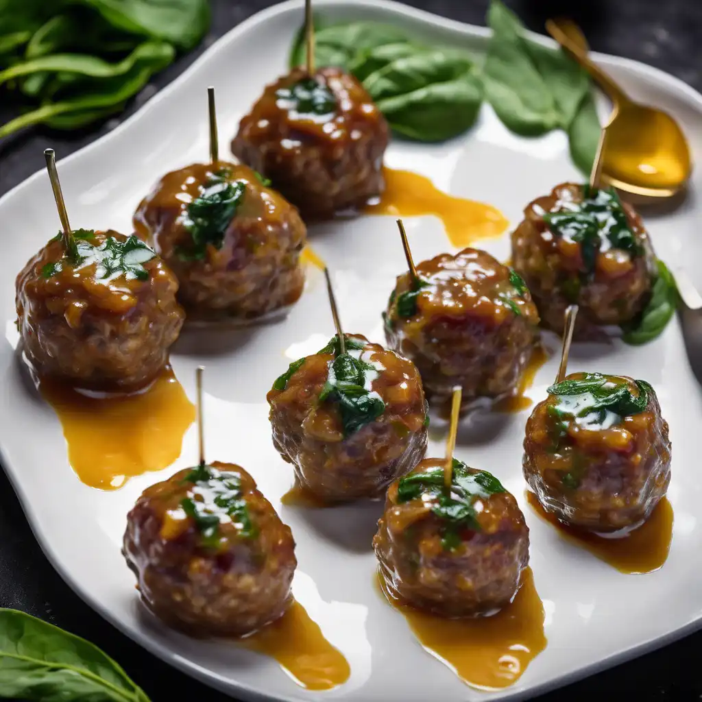 Tender Meatballs with Passion Fruit Chutney