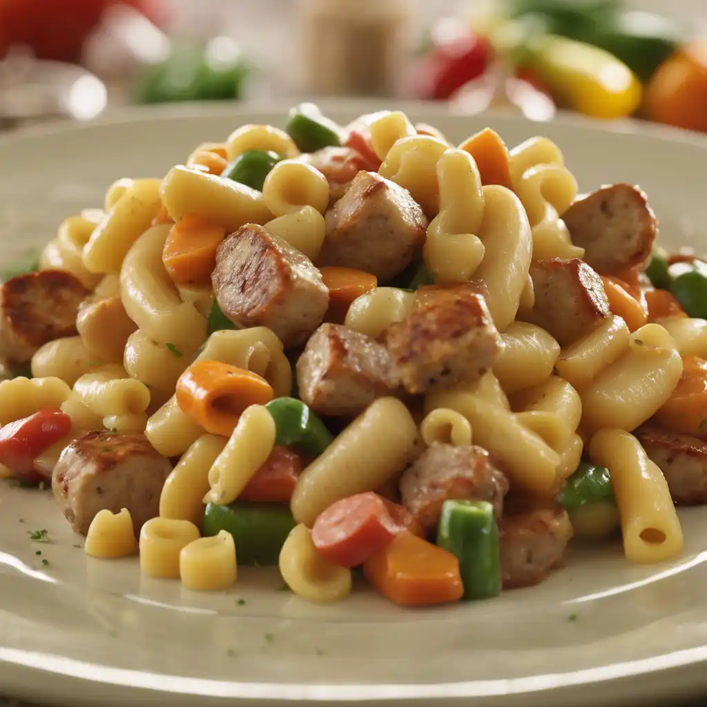 Chicken Sausage and Vegetable Macaroni