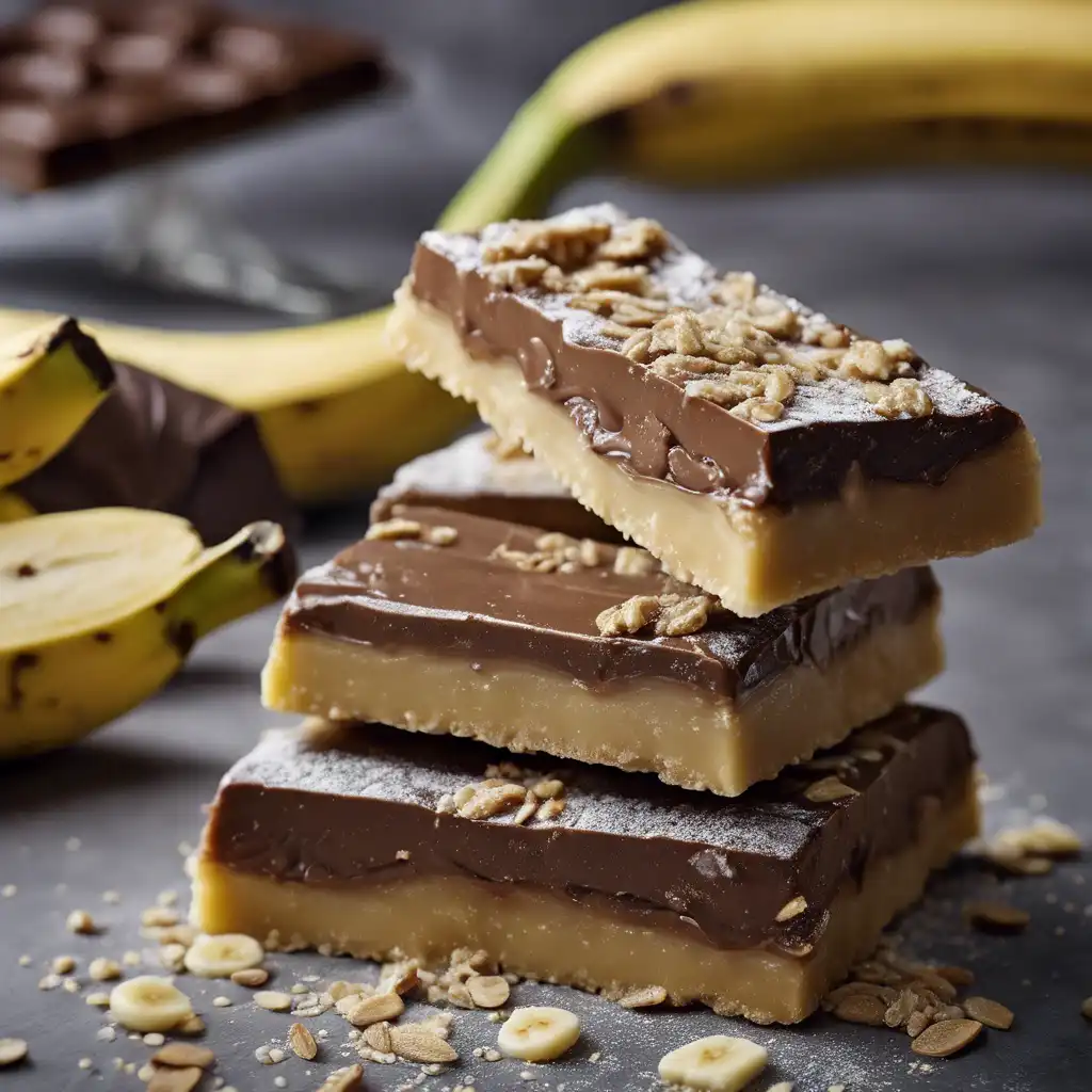 Banana Bars with Chocolate