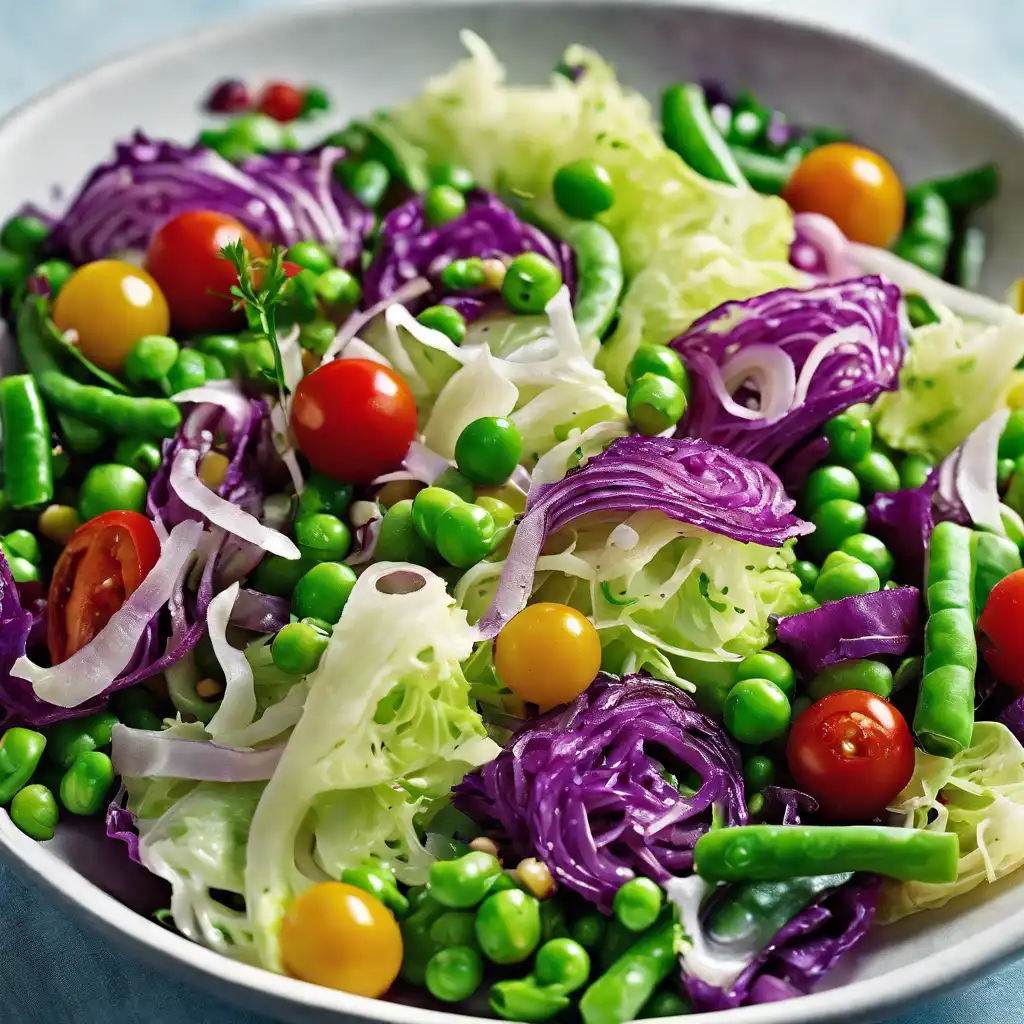 Cabbage and Peas Salad