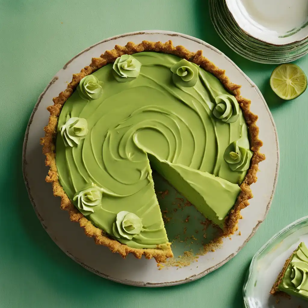 Avocado Cream Pie with Squash Cake