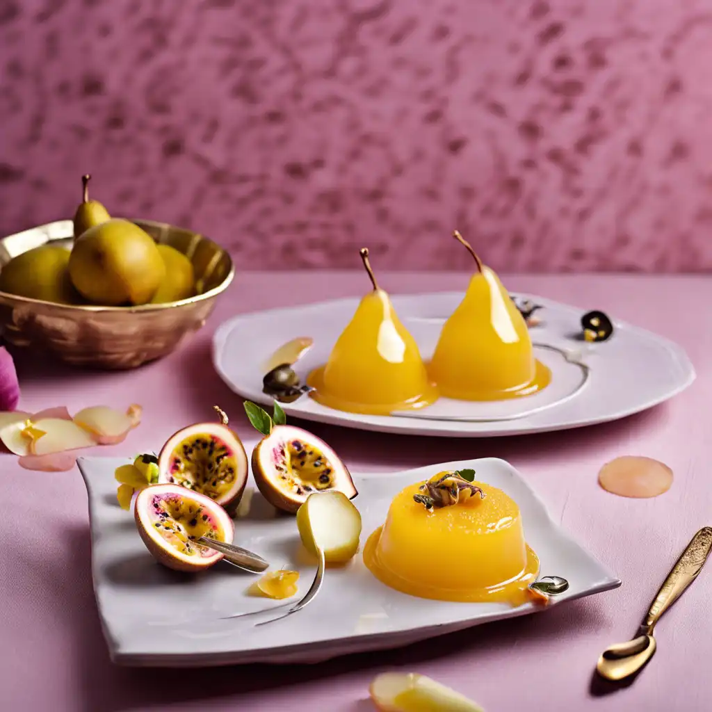 Passion Fruit and Pear Gelatin