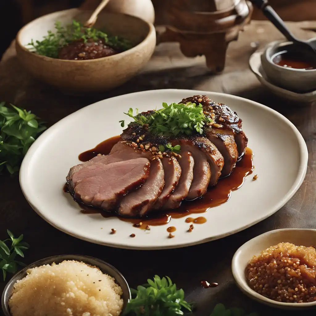 Pork Rump with Sweet and Sour Glaze