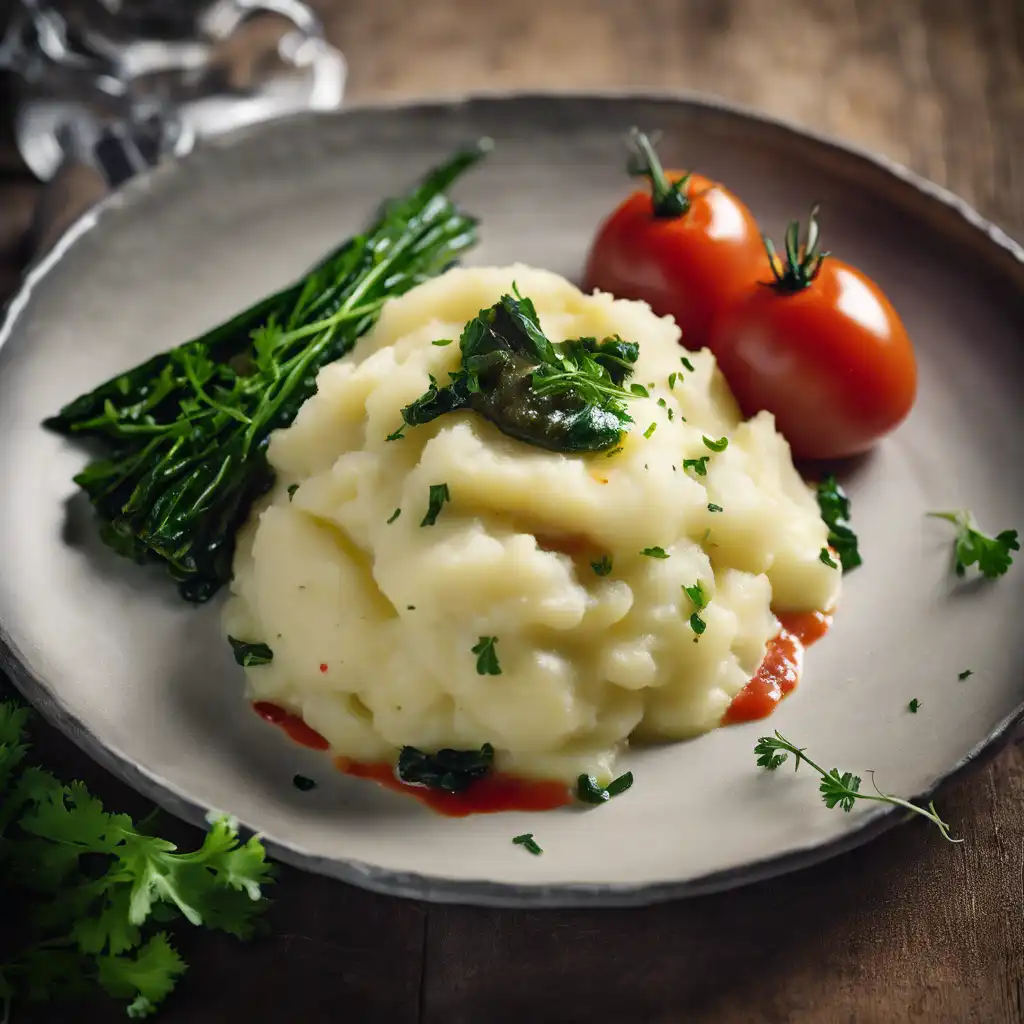 Stuffed Mashed Potatoes with Chard