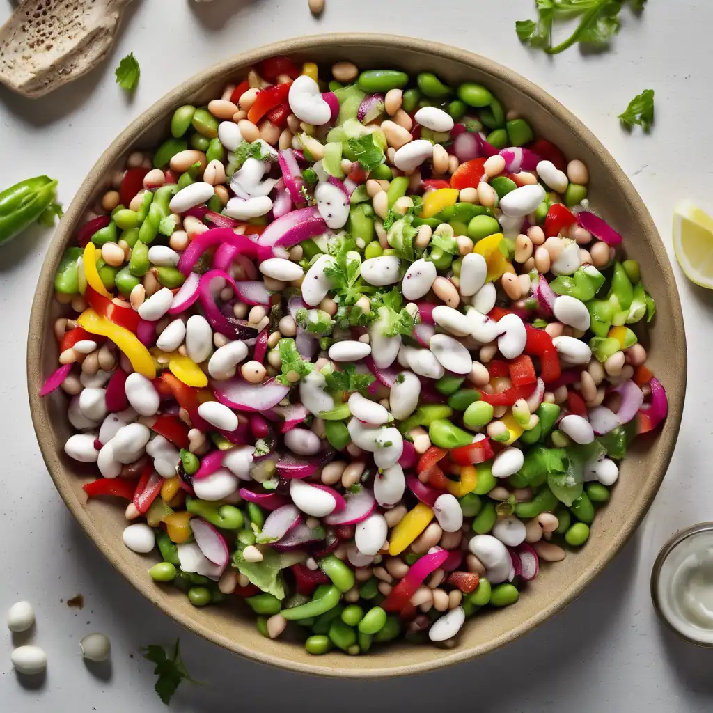 Rainbow Bean Salad