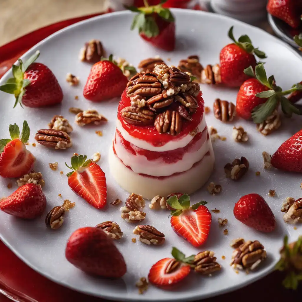 Strawberry Pecan Gelatin Dessert