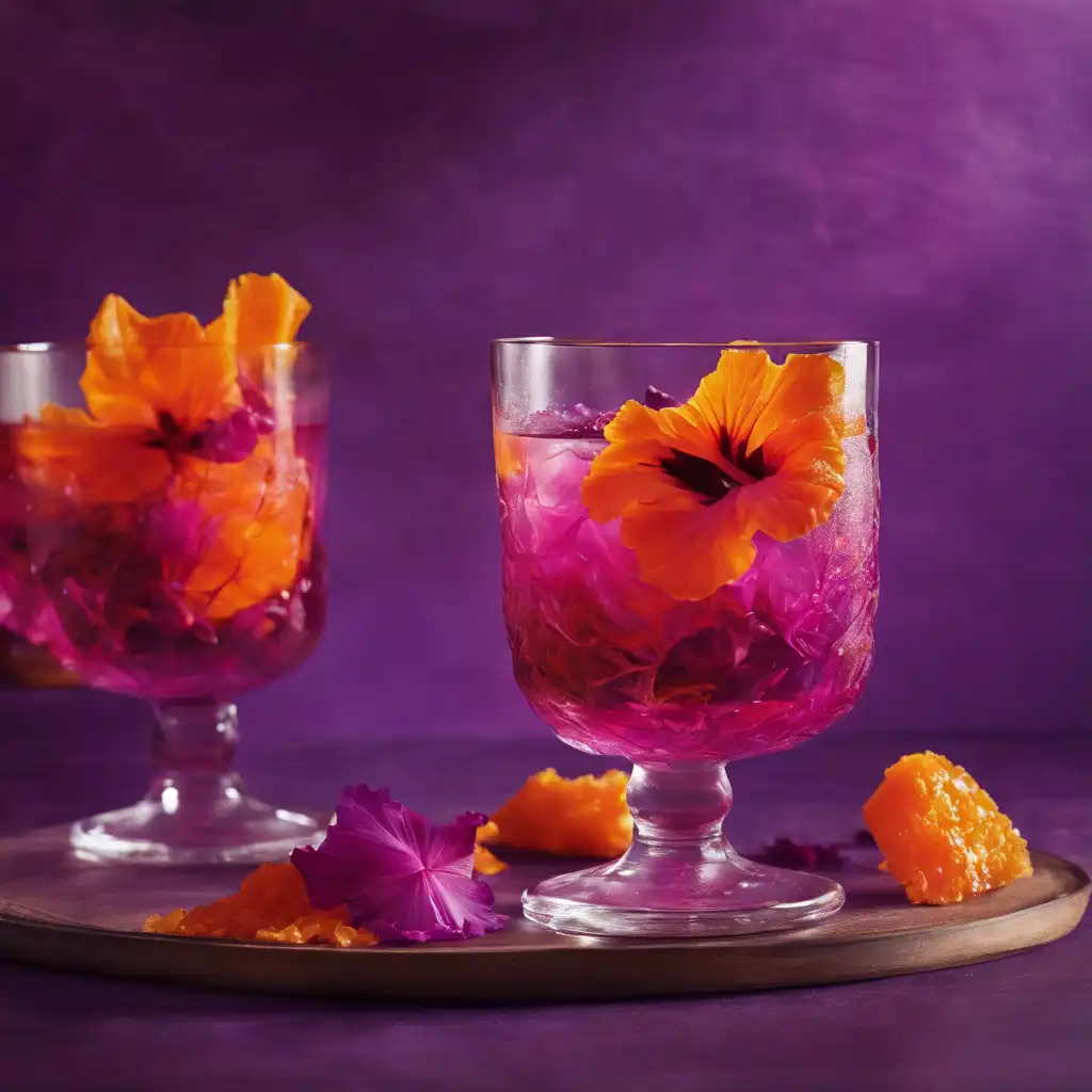 Violet Water and Hibiscus Delight