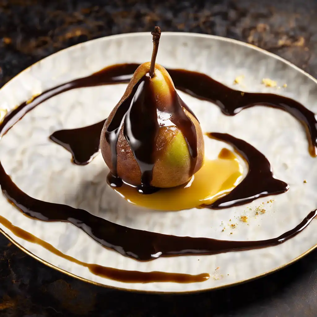 Pears with Chocolate