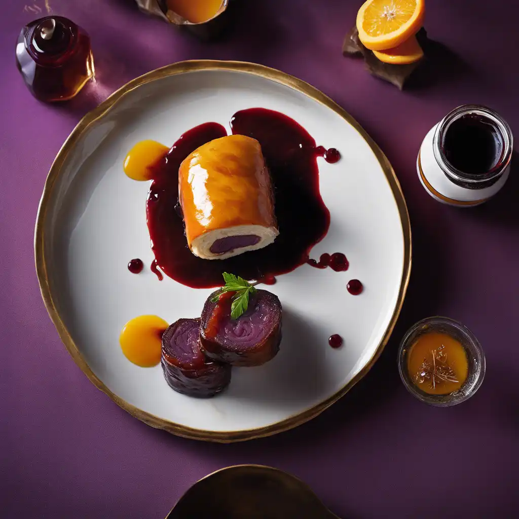 Tender in Orange and Damson Sauce